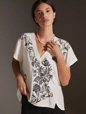 Daily Practice Anthropologie Short Sleeve Tee XS